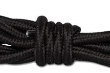 Black Flat Rope Laces 140 cm Custom