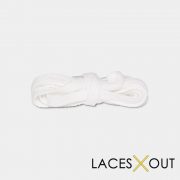 White Jordan 1 Laces Wrapped View