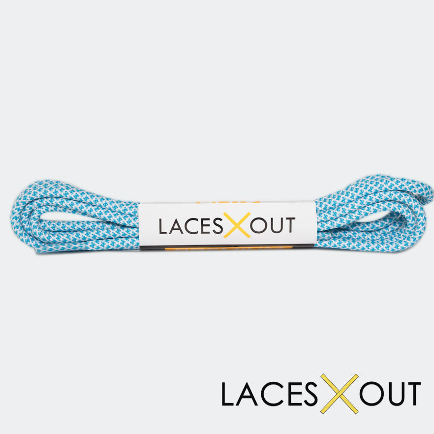 Baby Blue Shoelaces Front
