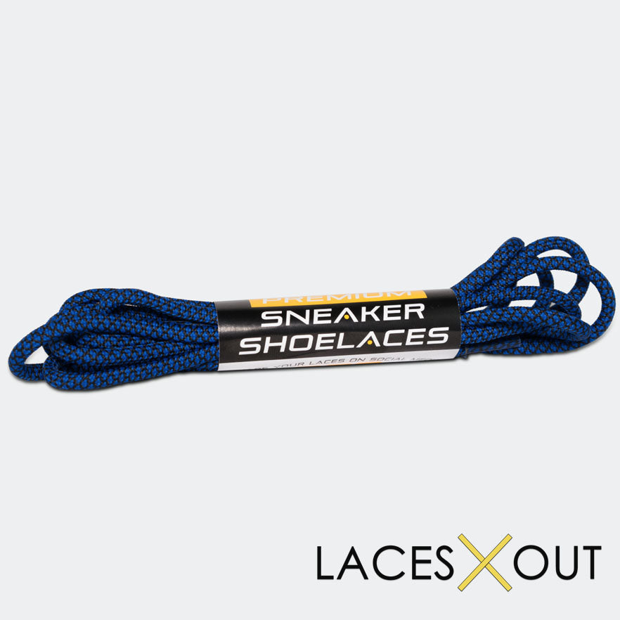 Shop Black Blue Rope Shoelaces