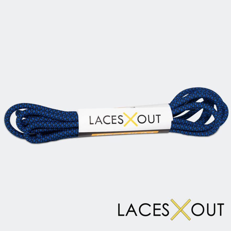 Black Blue Rope Shoelaces Quality