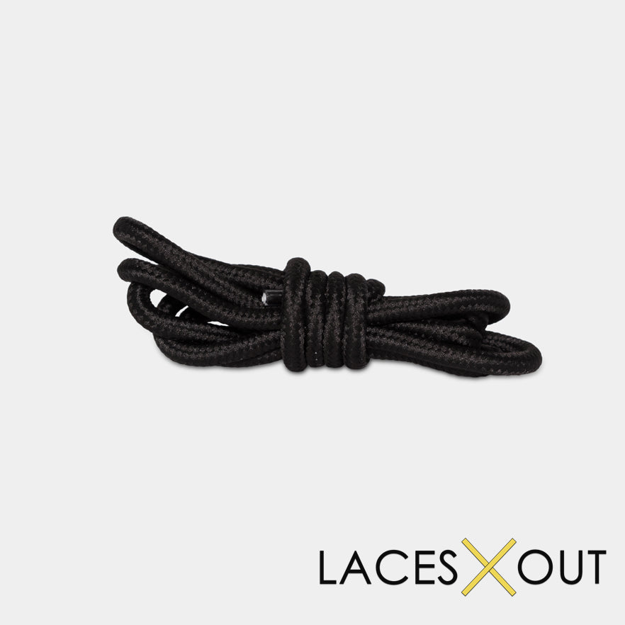 Black Rope Shoelaces Bundled