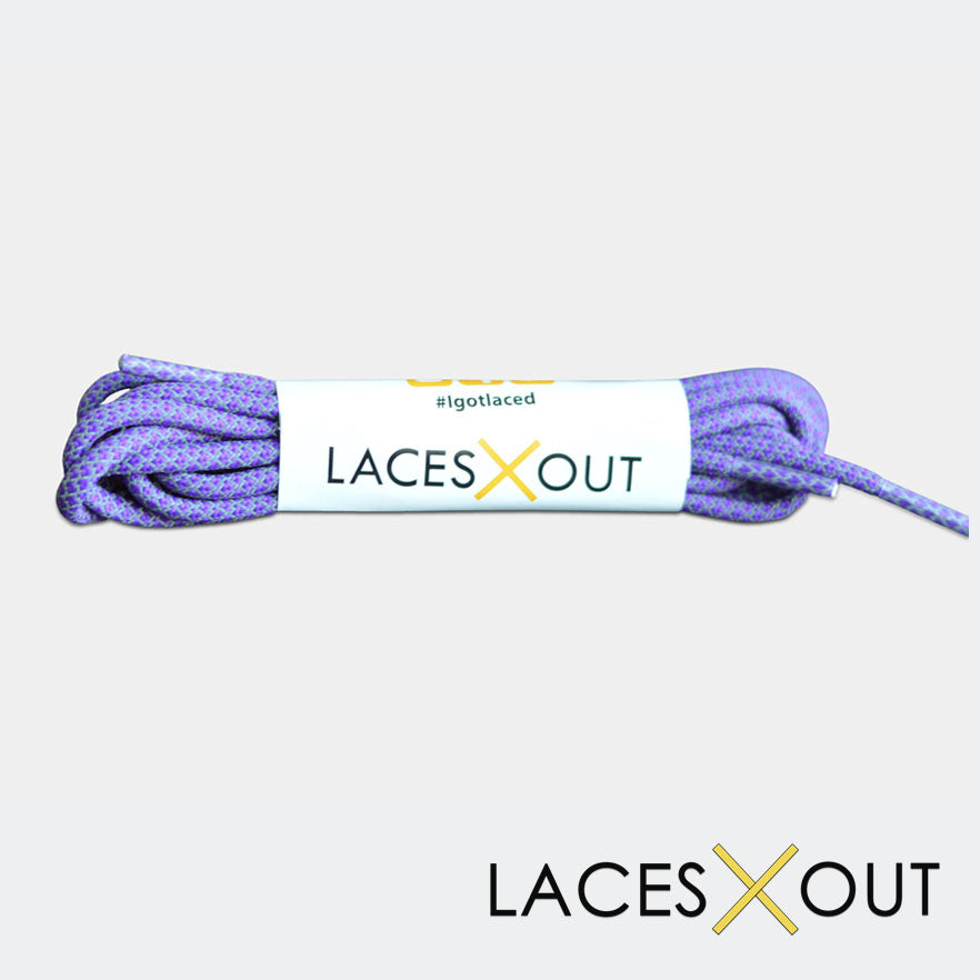 Purple 3m Rope Shoelaces