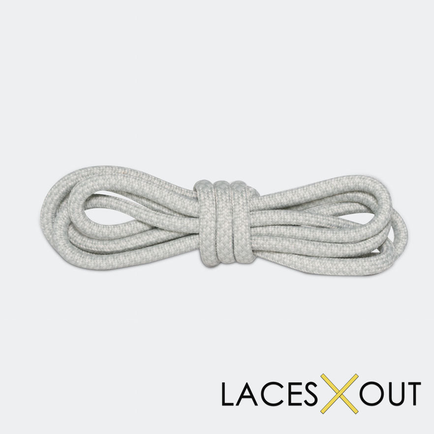 Light Grey Rope Sneaker Shoelaces Top