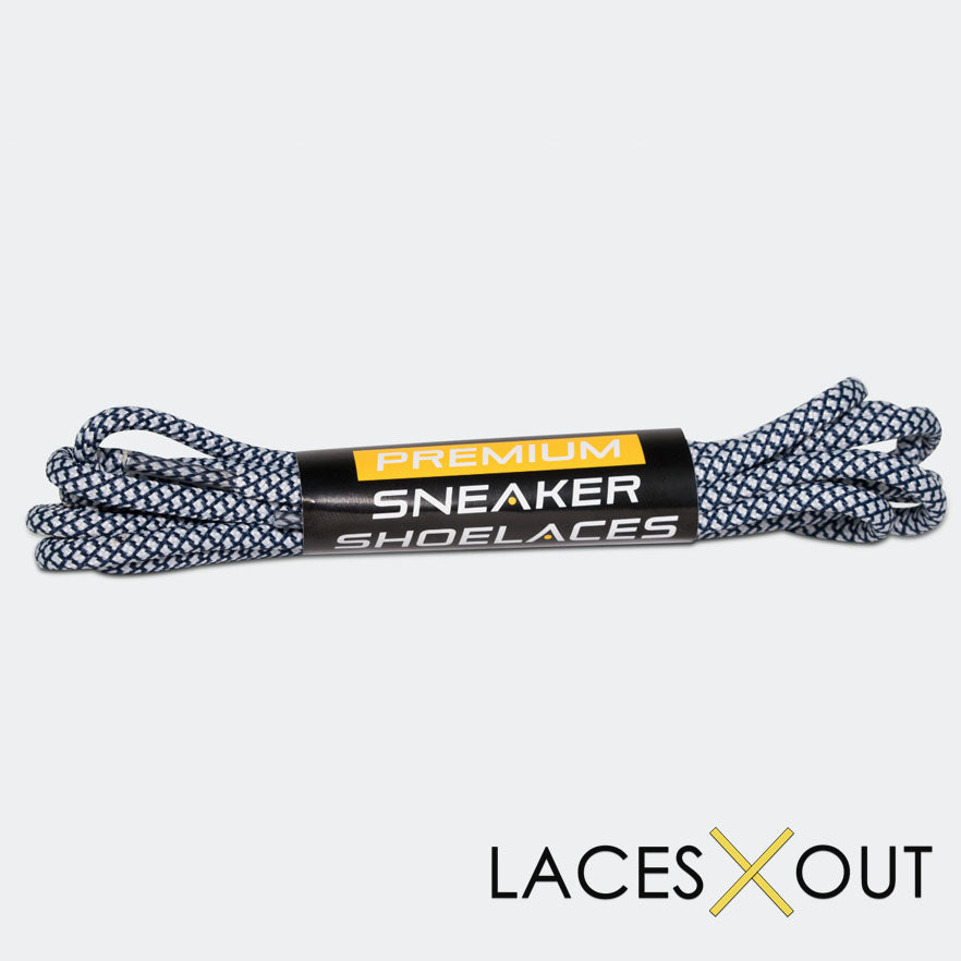 Navy Blue Rope Shoelaces Cheap