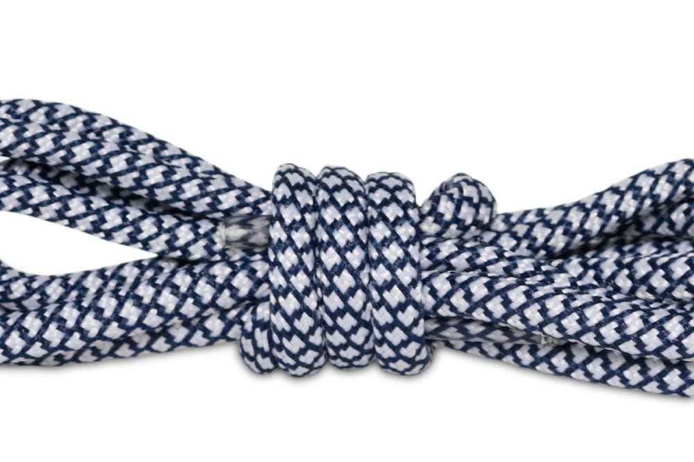 Navy x White "Rope" Laces