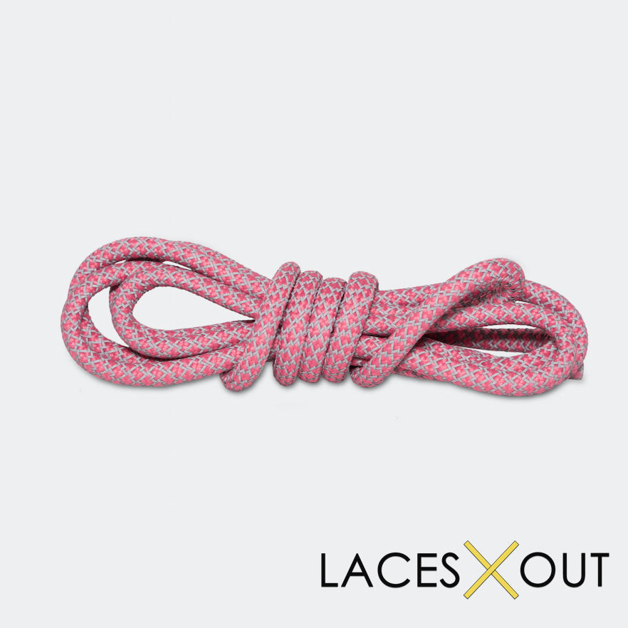 Pink 3M Reflective Shoelaces