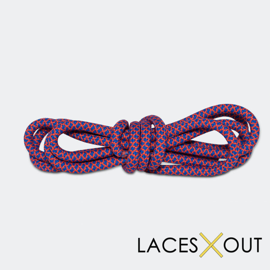 Red and Blue Rope Shoelaces Buy