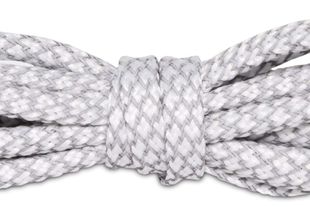White x Grey 3M Shoelaces