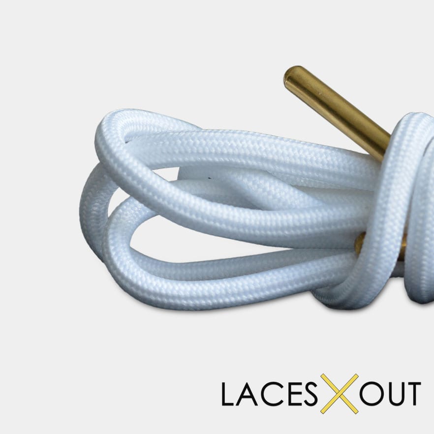 White Gold Shoelaces Rope