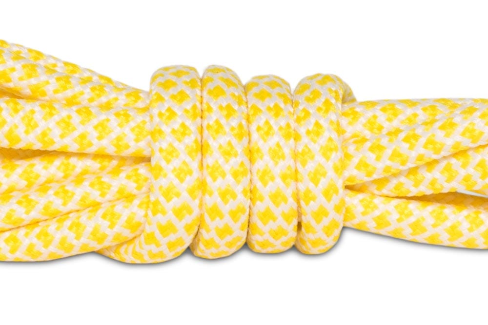 Yellow "Rope" Shoelaces
