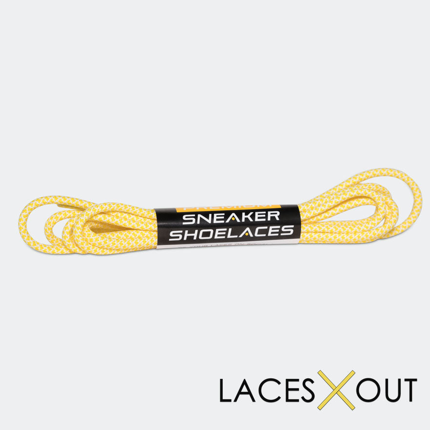 Yellow Rope Shoelaces Product View