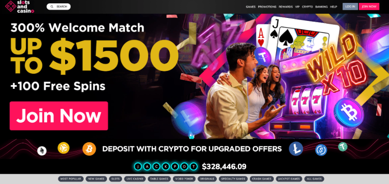 SlotsandCasino instant withdrawal casinos